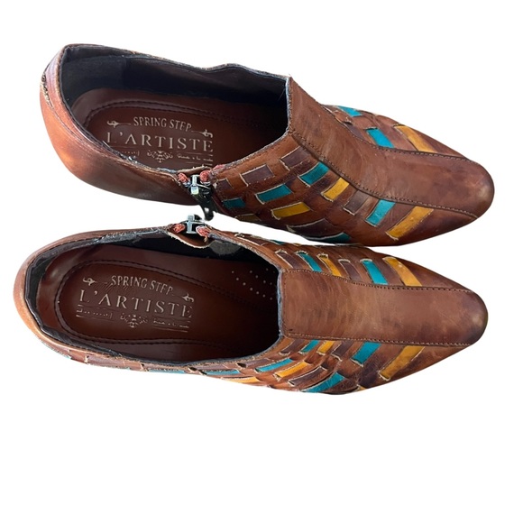 Le’ Artiste Women’s Spring Step Brilliance Ankle Boot Size 7 Statement Artsy - Picture 2 of 6